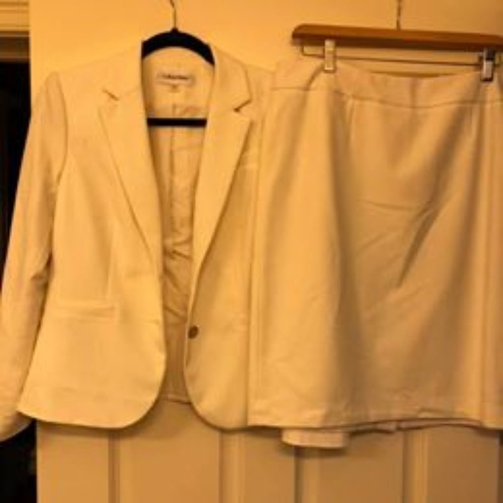 Calvin Klein Cream Suit